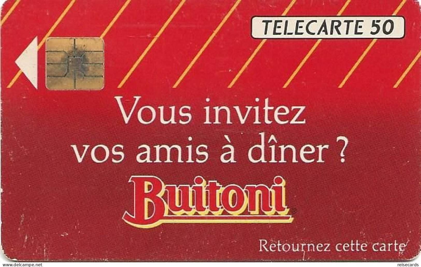 France: France Telecom 10/92 F296 Buitoni - 1992