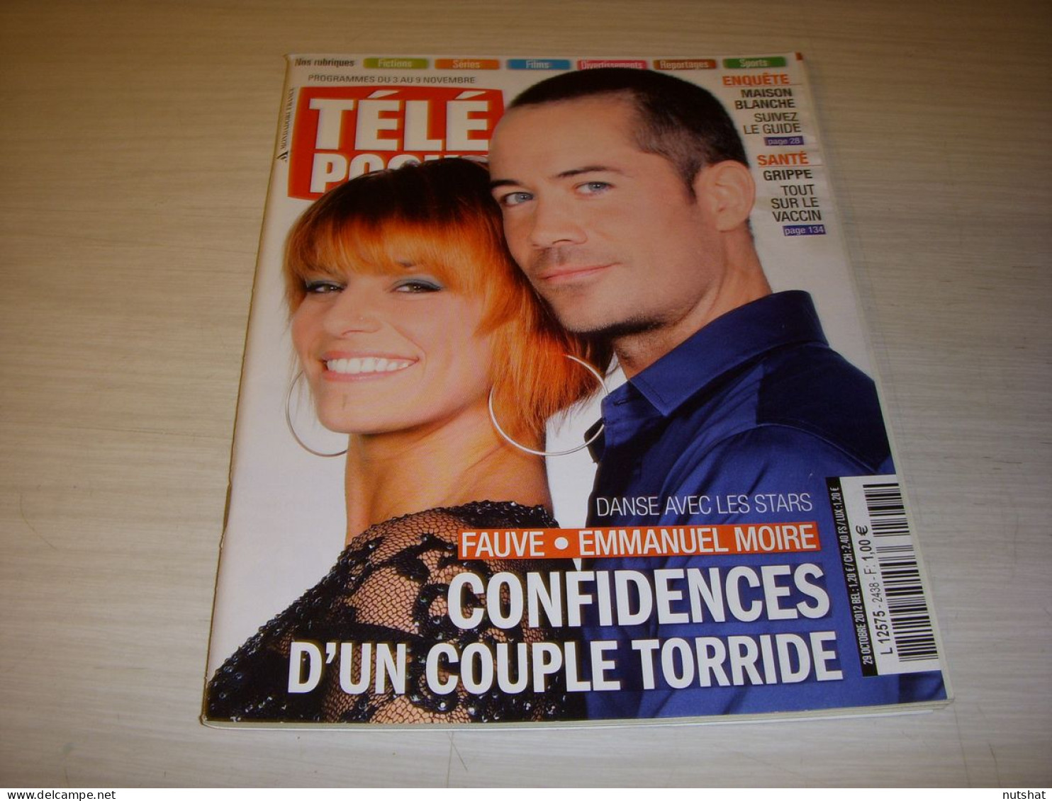 TELE POCHE 2438 29.10.2012 DANSE Avec Les STARS Fauve HAUTOT MOIRE SALOMONE - Télévision