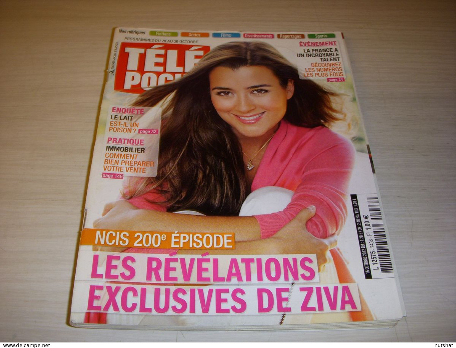 TELE POCHE 2436 15.10.2012 NCIS ZIVA LALANNE Brad PITT The BEATLES Melle AGNES - Televisie