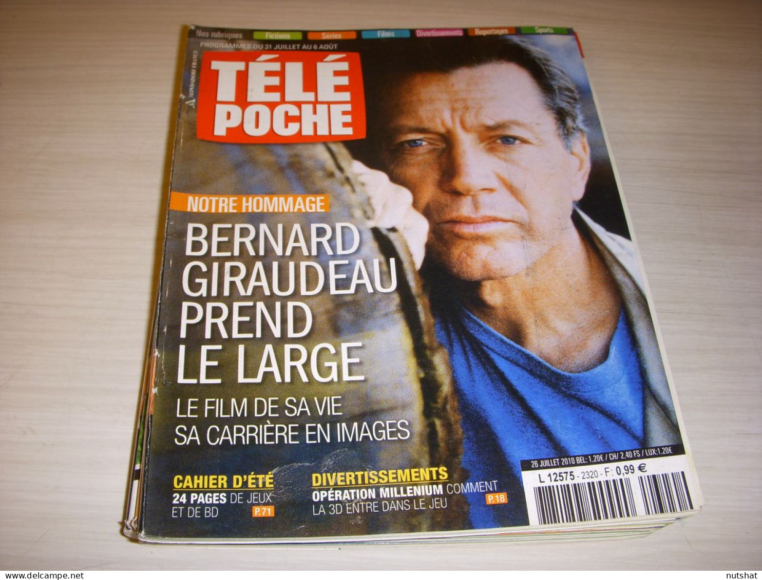 TELE POCHE 2320 26.07.2010 Bernard GIRAUDEAU SERIE Le PRISONNIER KANAKAREDES - Télévision