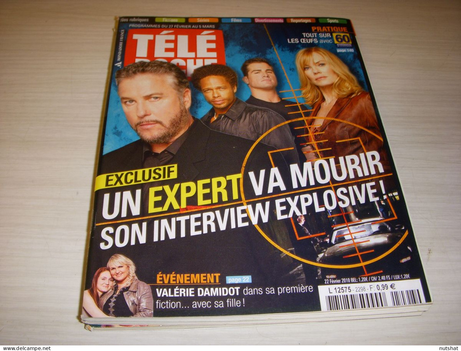 TELE POCHE 2298 22.02.2010 Les EXPERTS Gary DOURDAN MANOUKIAN BELMONDO DELON - Television