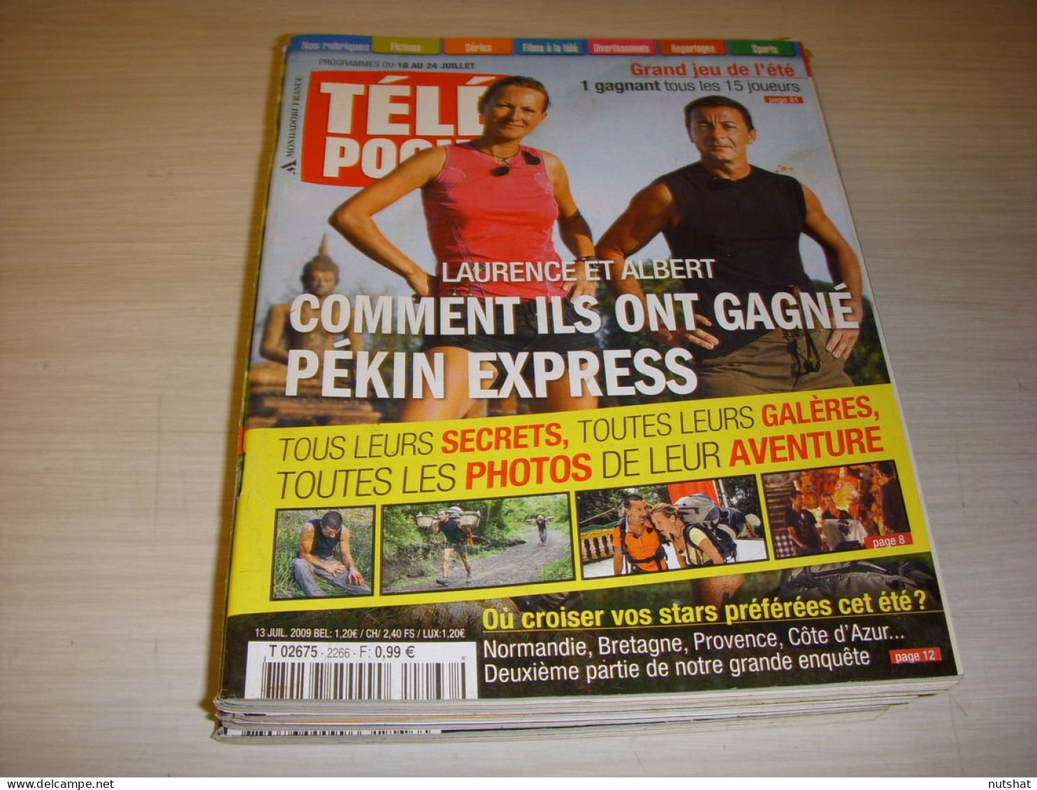 TELE POCHE 2266 13.07.2009 PEKIN EXPRESS Patrick SABATIER DOUGLAS Et ZETA-JONES - Television