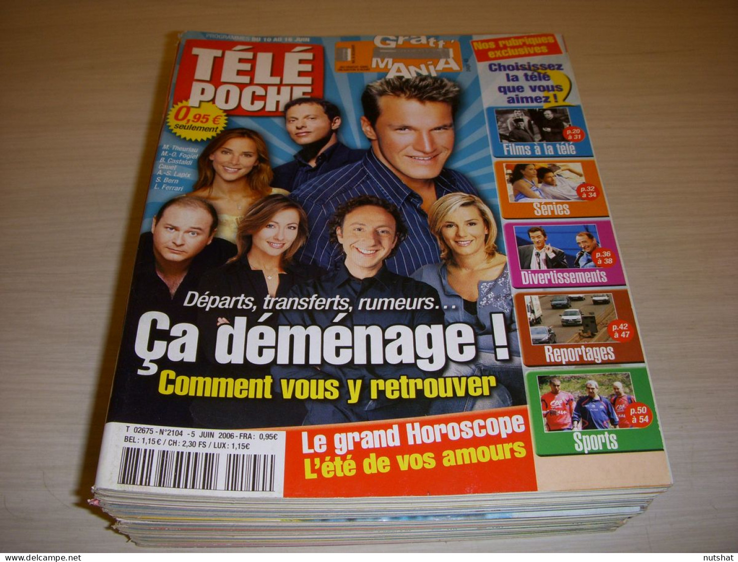 TELE POCHE 2104 05.06.2006 CANNES Gregory LEMARCHAL SAYA Les BARBOUZES - Fernsehen