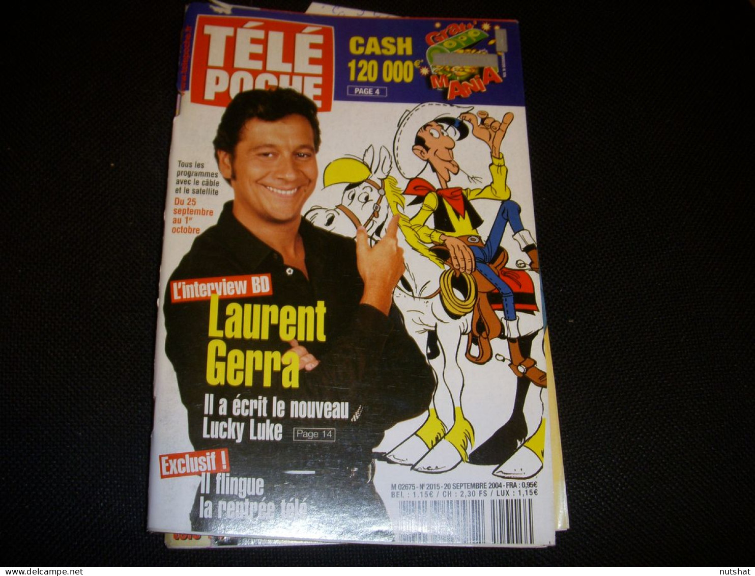 TELE POCHE 2015 20.09.2004 GERRA LUCKY LUKE NATASHA St PIER OBISPO MIMIE MATHY - Television