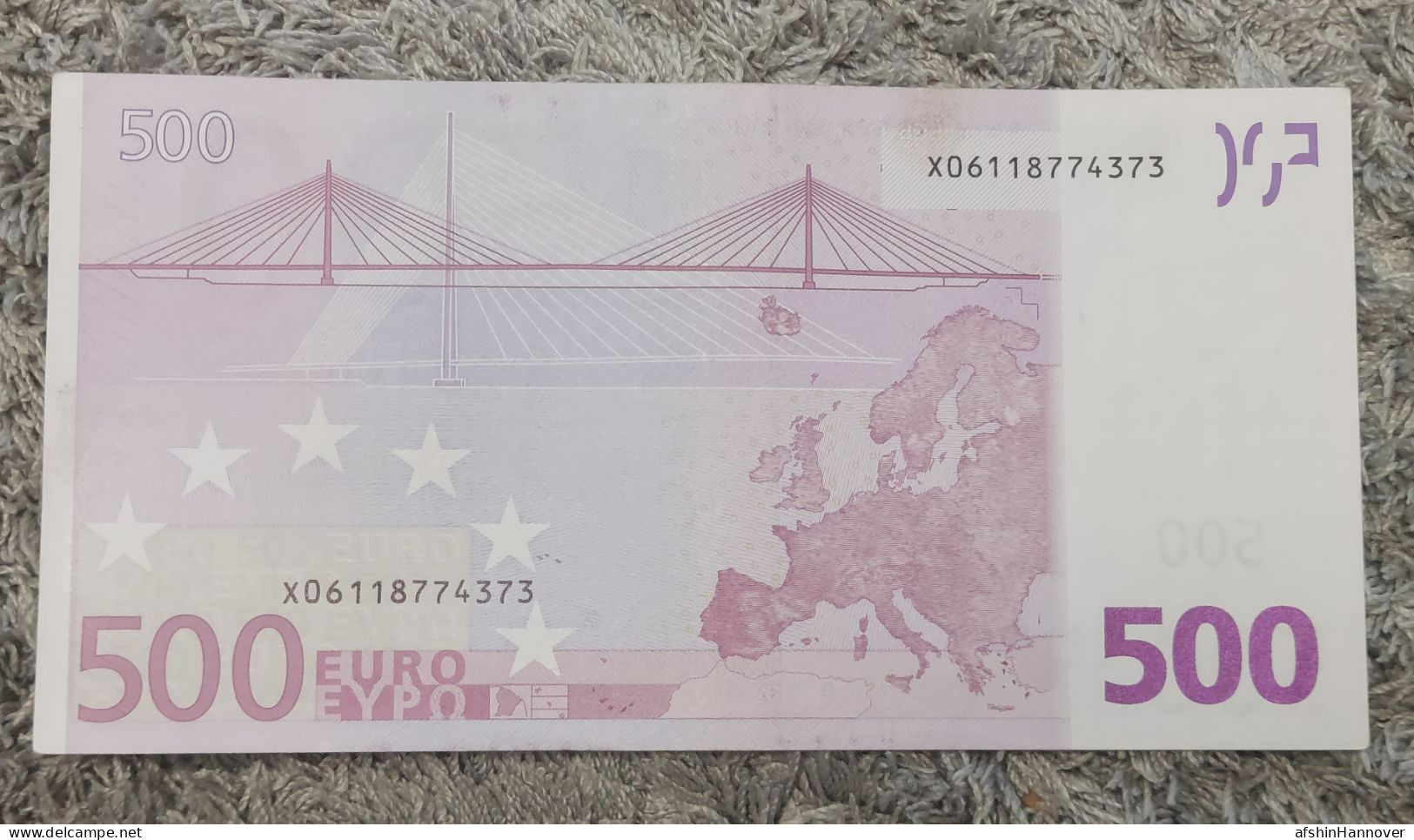 European Union  500 Euro Banknote 2002 Rare X0 Series Germany 500€ 2002 - 500 Euro