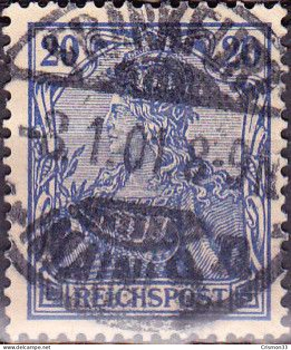 1900 - ALEMANIA - IMPERIO - GERMANIA REICHPOST - YVERT 55 - Gebraucht