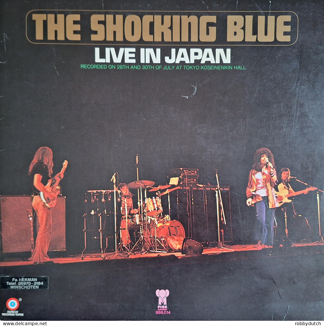 * LP *  SHOCKING BLUE - LIVE IN JAPAN (Holland 1971) - Rock