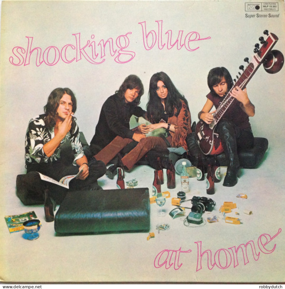 * LP *  SHOCKING BLUE  - AT HOME (incl. Venus + Long And Lonesome Road) (Germany 1969 EX!) - Rock