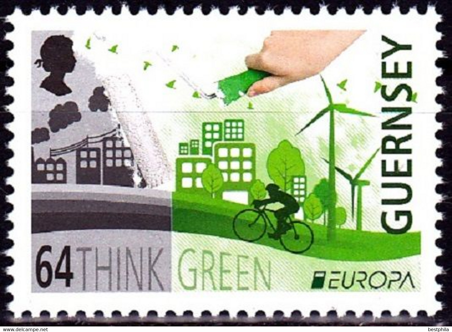 Europa Cept - 2016 - Guernsey - (Think Green) ** MNH - 2016