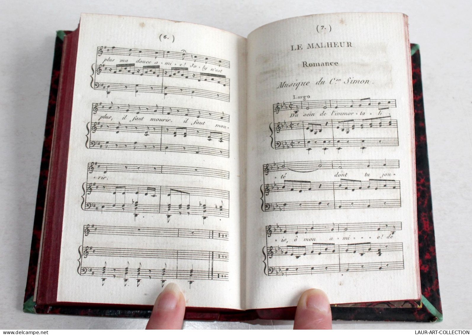 AUX MANES DE MARIE ELISABETH JOLY, DULOMBOY + ROMANCE EN MUSIQUE PARTITION, 1798 / ANCIEN LIVRE XVIIIe SIECLE (2603.34) - 1701-1800