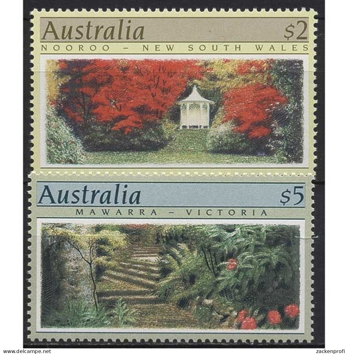 Australien 1989 Gartenanlagen 1170/71 A Postfrisch - Ungebraucht