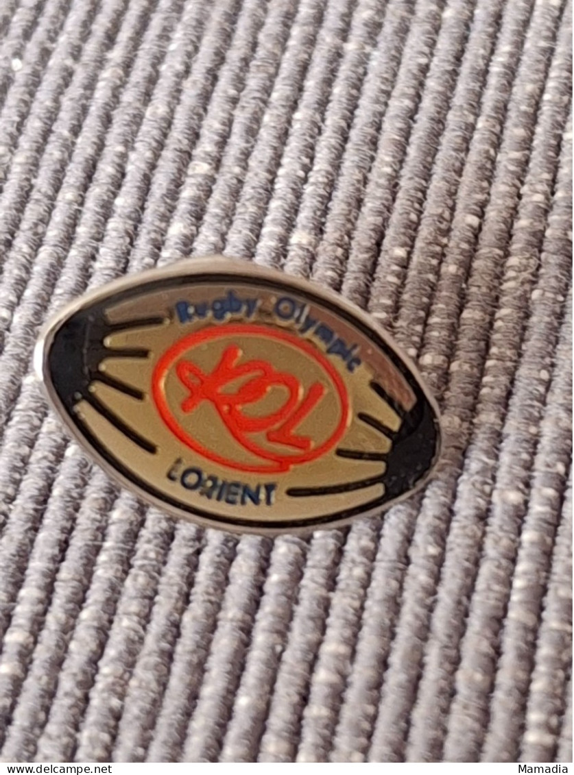 PIN'S PINS RUGBY OLYMPIC OLYMPIQUE LORIENT ROL ENAMEL - Rugby