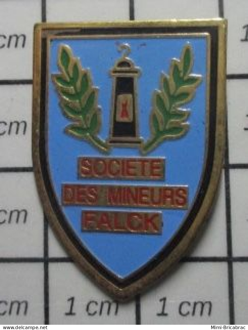 1618A Pin's Pins / Beau Et Rare : ASSOCIATIONS / SOCIETE DES MINEURS DE FALCK - Verenigingen