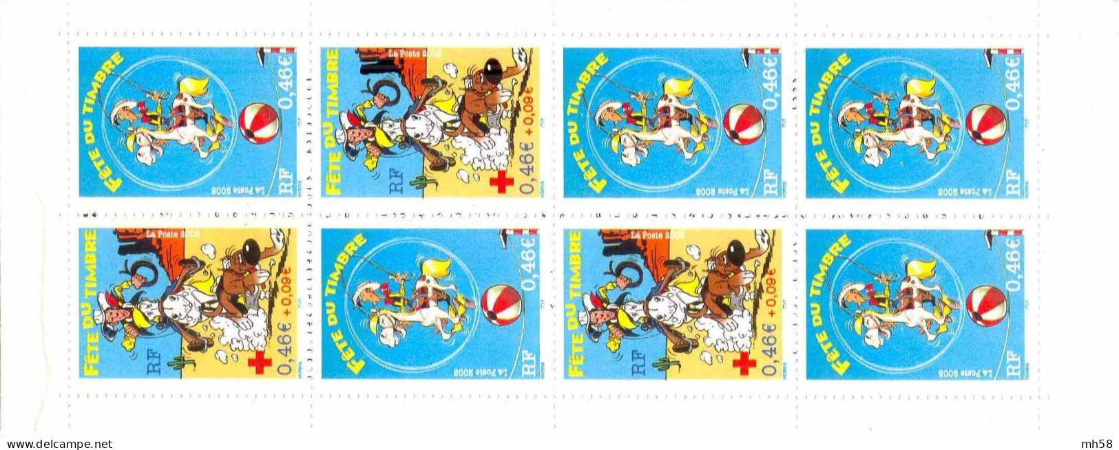 FRANCE 2003 - Journée Du Timbre Lucky Luke - Bande Carnet N° BC 3546a Non Pliée Neuf ** - Giornata Del Francobolli