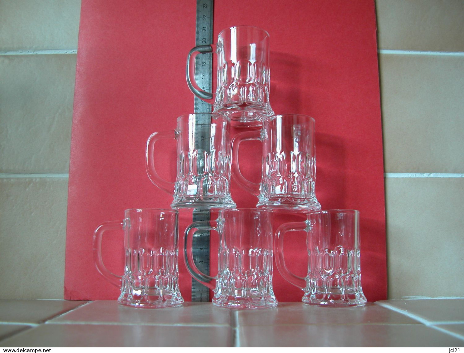 Chope : Lot De 6 Chopes à Digestif, En Verre - [515]_D67 - Verres