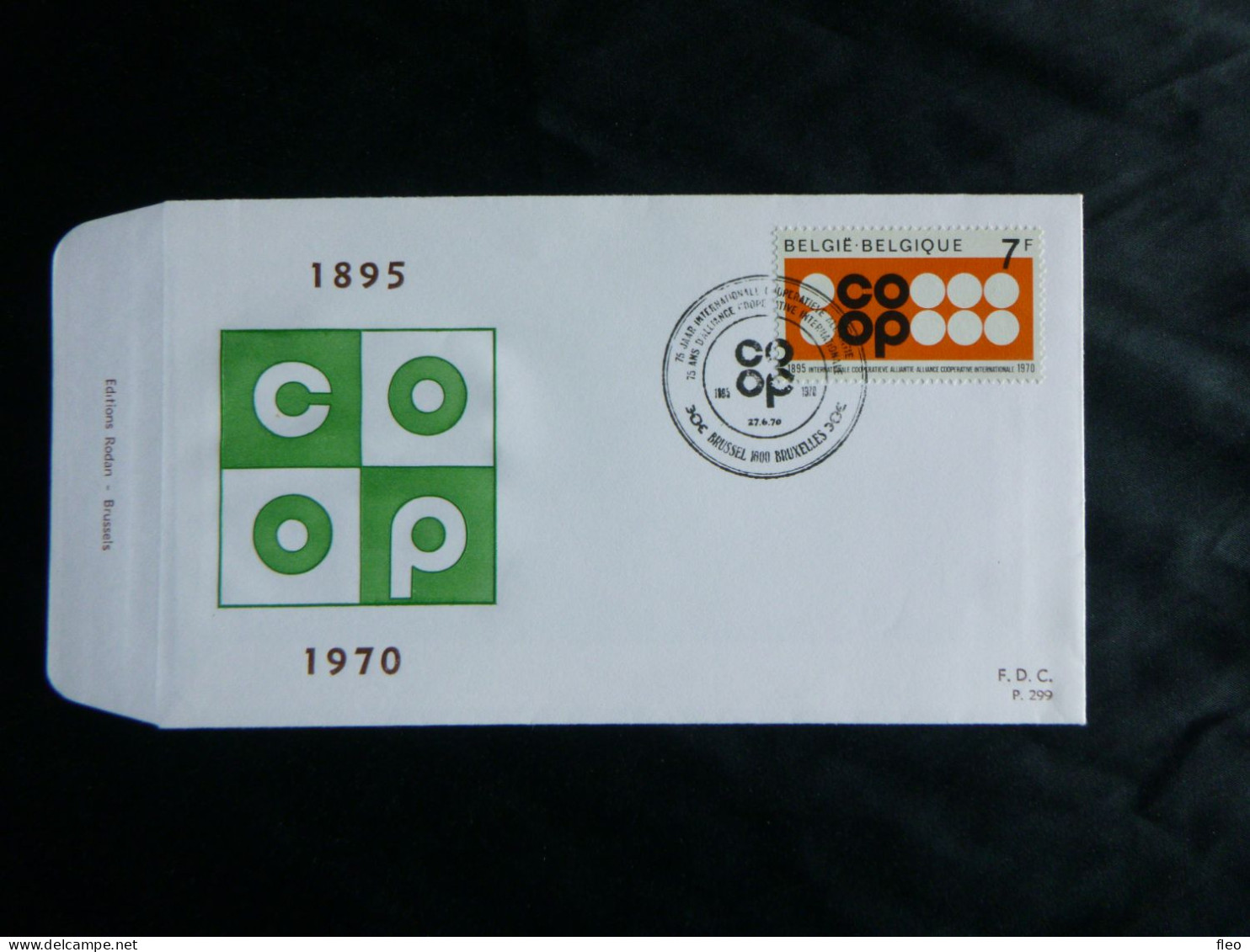 1970 1536 FDC ( Brus/Brux)   : "  COOP " - 1961-1970