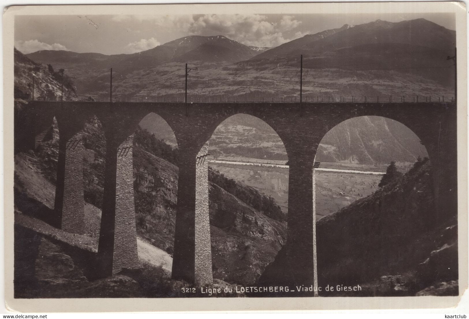 3212 Ligne Du Loetschberg - Viaduc De Giesch - (Schweiz-Suisse-Switzerland) - J. Frères, Georges Jäger, Editeur, Genève - Frutigen