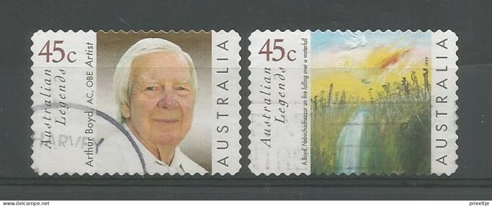 Australia 1999 Arthur Boyd S.A. Y.T. 1726/1727 (0) - Oblitérés