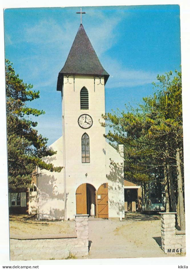 CPSM / CPM 10,5 X 15 Somme QUEND-PLAGE-LES-PINS  Notre-Dame Des Pins  église - Quend