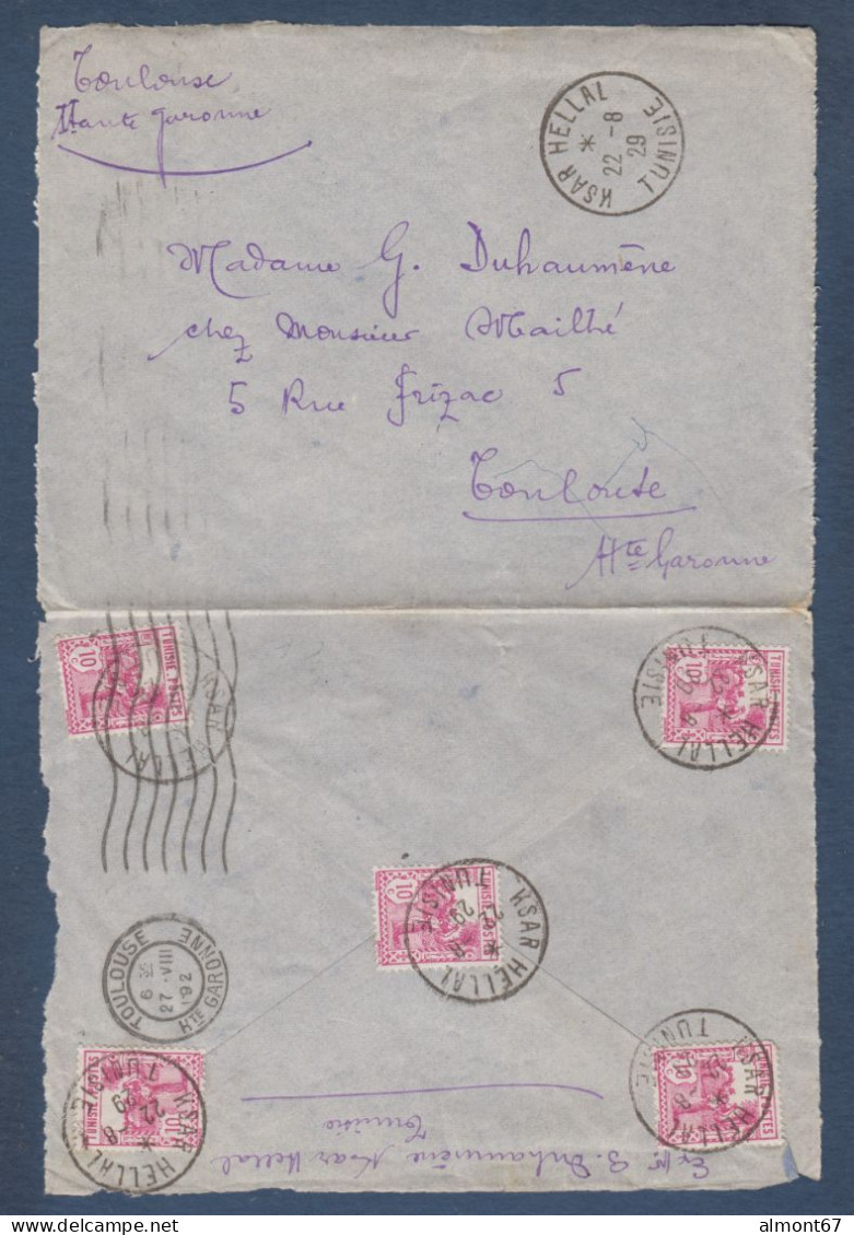 Lettre De KSAR  HELLAL  1929 - Lettres & Documents