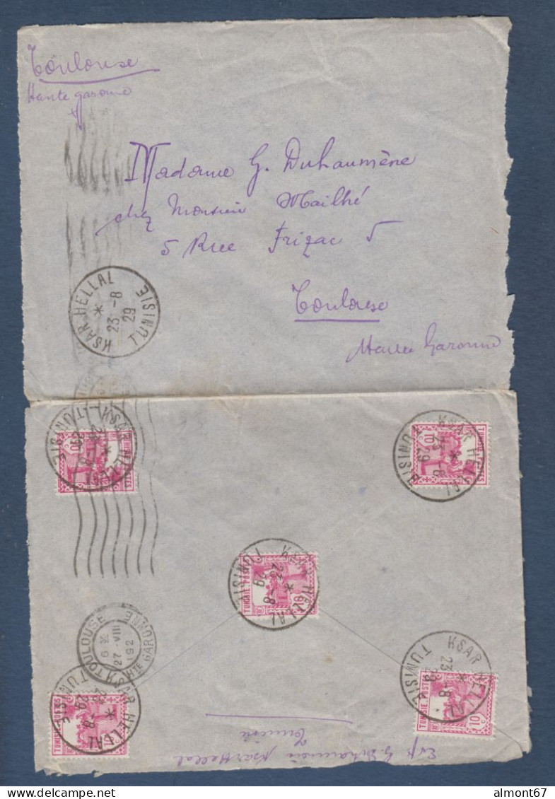 Lettre De KSAR  HELLAL  1929 - Lettres & Documents