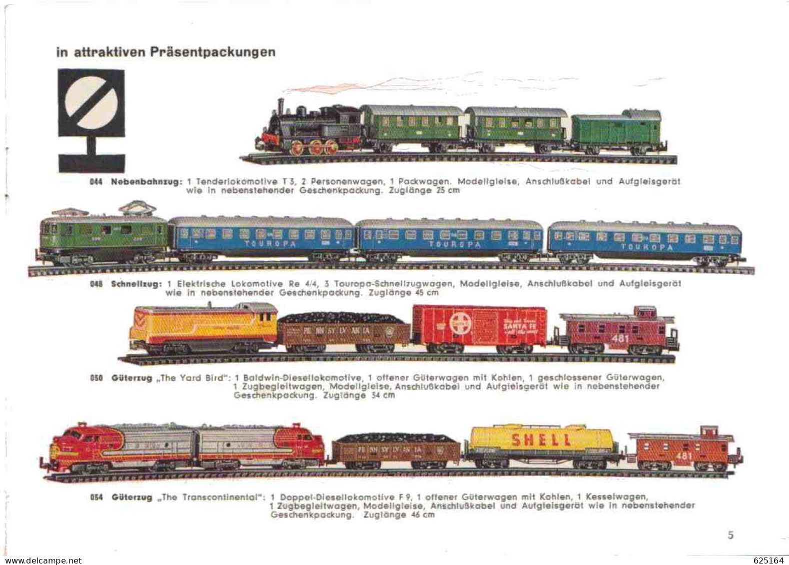 Catalogue ARNOLD RAPIDO 1963/64 Modellbahnkaalog Spur N 9mm Maßstab 1:160 - Deutsch
