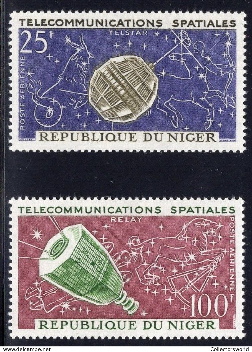 Niger Serie 2v 1964 Airmail Space Telecommunications MNH - Nigeria (1961-...)