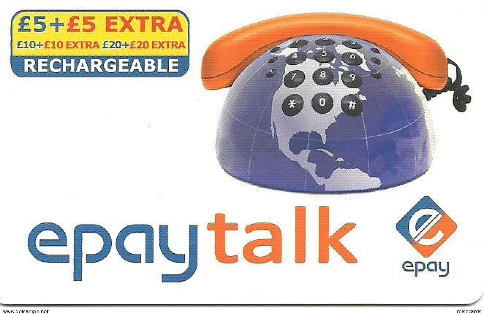 Great Britain: Prepaid IDT - Epay Talk, Rechargeable - Andere & Zonder Classificatie