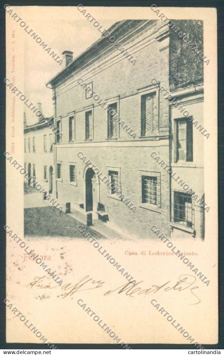 Ferrara Città Ariosto Cartolina ZT3241 - Ferrara