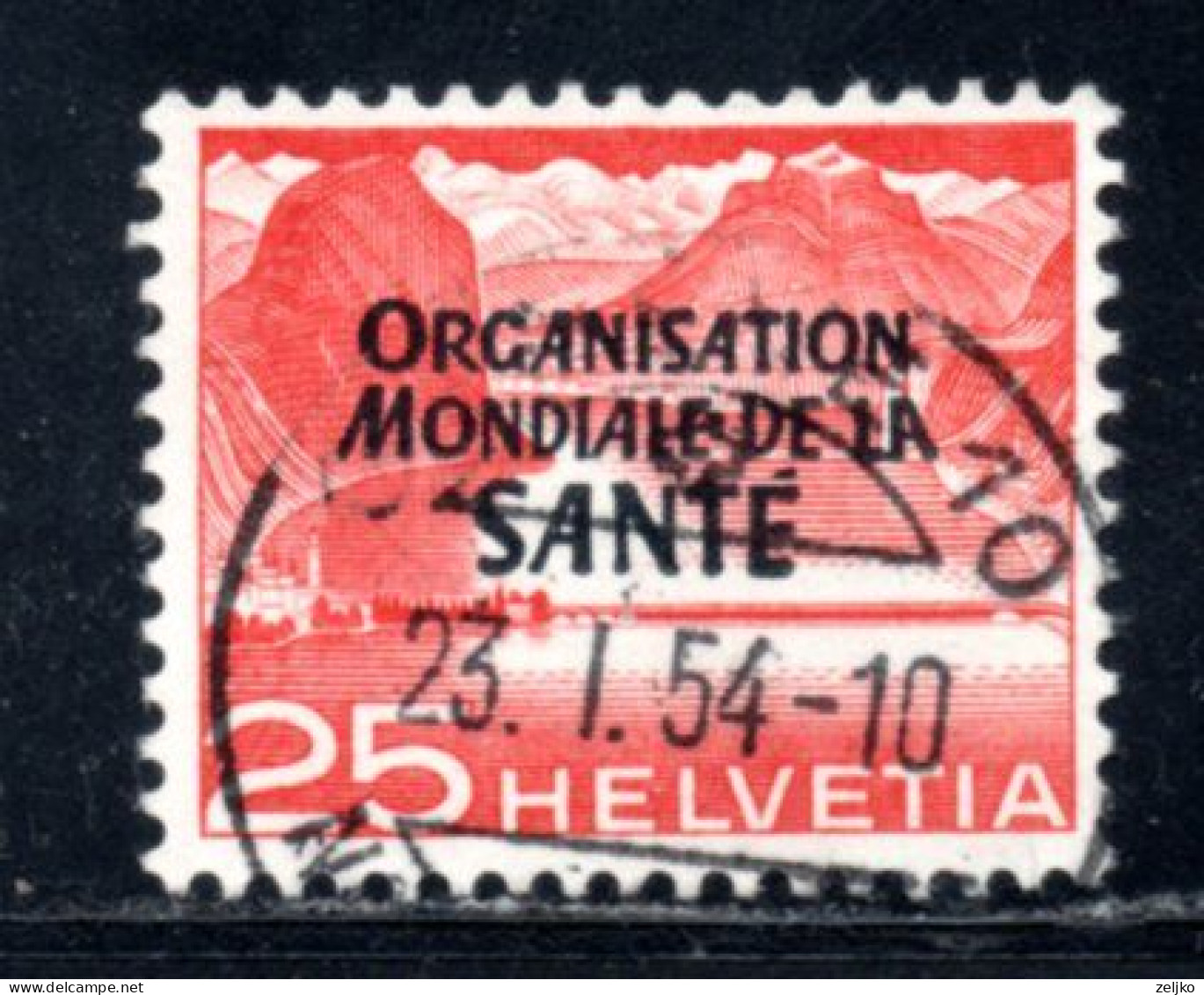 Switzerland, OMS, WHO, Used, 1948, Michel 10 - WGO