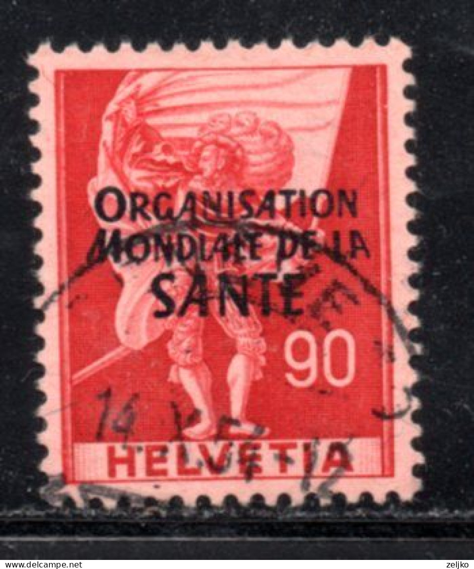 Switzerland, OMS, WHO, Used, 1948, Michel 18 - OMS