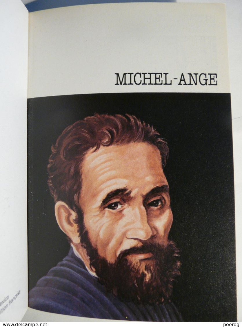 MICHEL ANGE - LES GRANDES BIOGRAPHIES EN BANDES DESSINEES BD - BIOGRAPHIE 1983 - GEORGETA PUSZTAI - MICHELANGELO - Autres & Non Classés