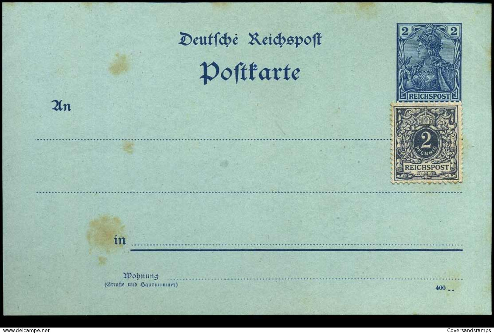 Postkarte -  Deutsche Reichspost - Briefkaarten