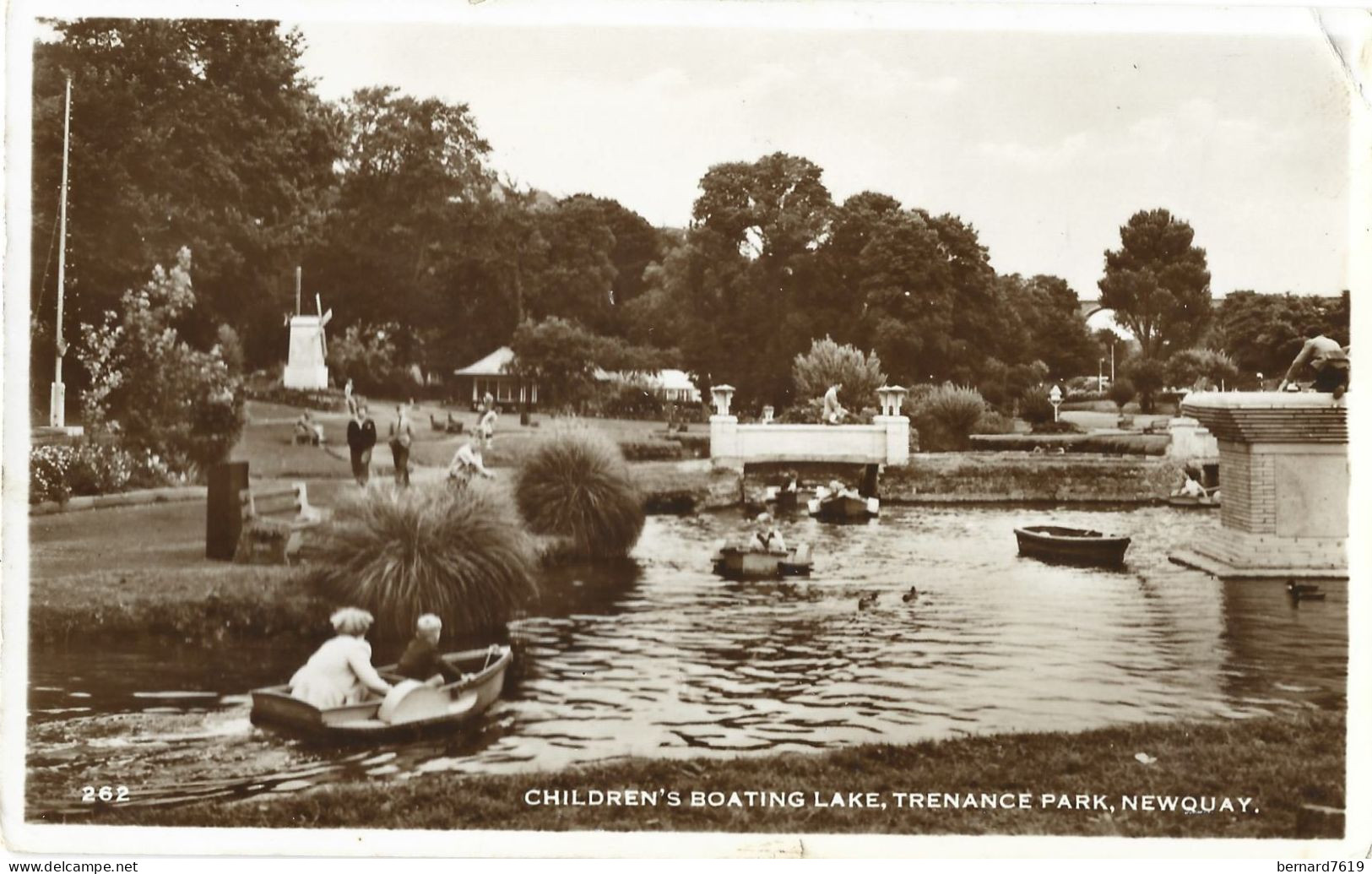 Royaume Uni  -  Children's Boaing Lake , Trenance Park , Newquay - Newquay