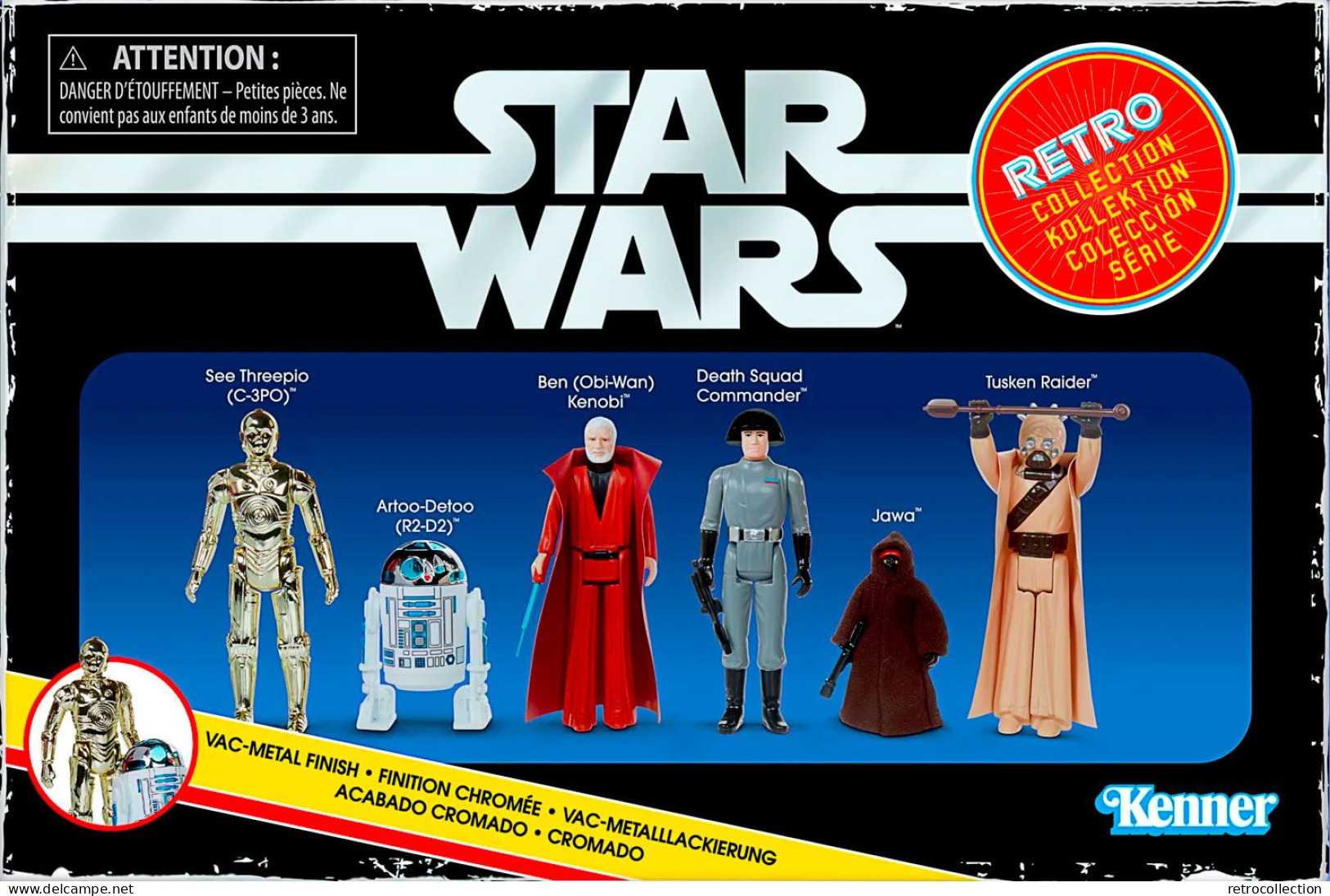 STAR WARS 4 - 2 Coffrets Collector de 12 Figurines / Hasbro Retro Collection Multipack 1 + 2 - 100% NEW