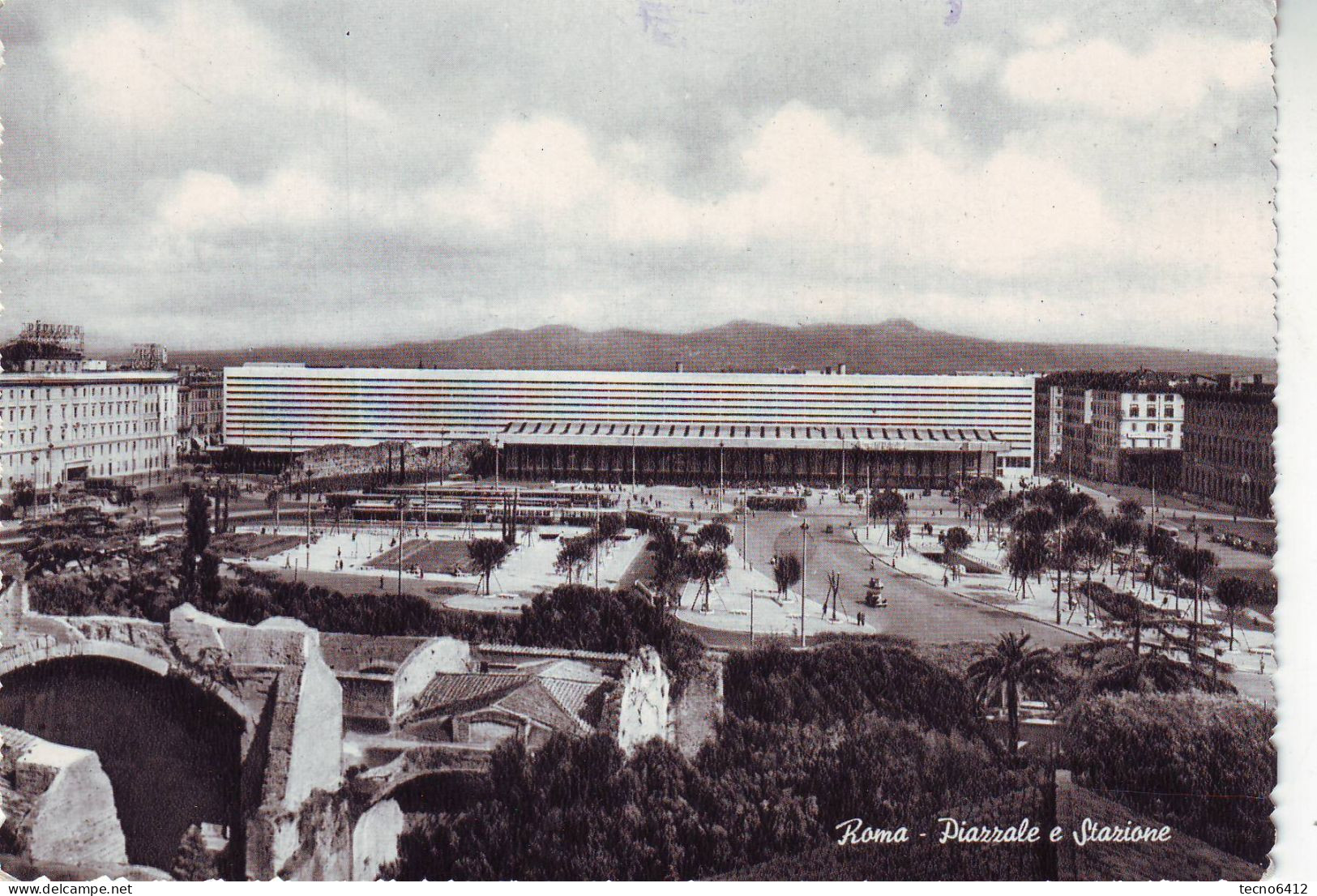 Roma - Piazzale E Stazione - Viaggiata - Stazione Termini