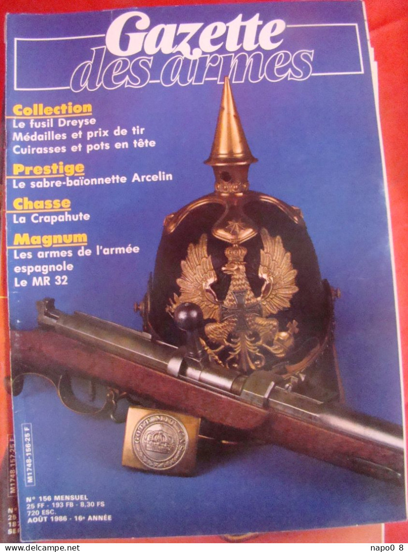 lot de 22 magazines " GAZETTE DES ARMES " ( la poudre noire )