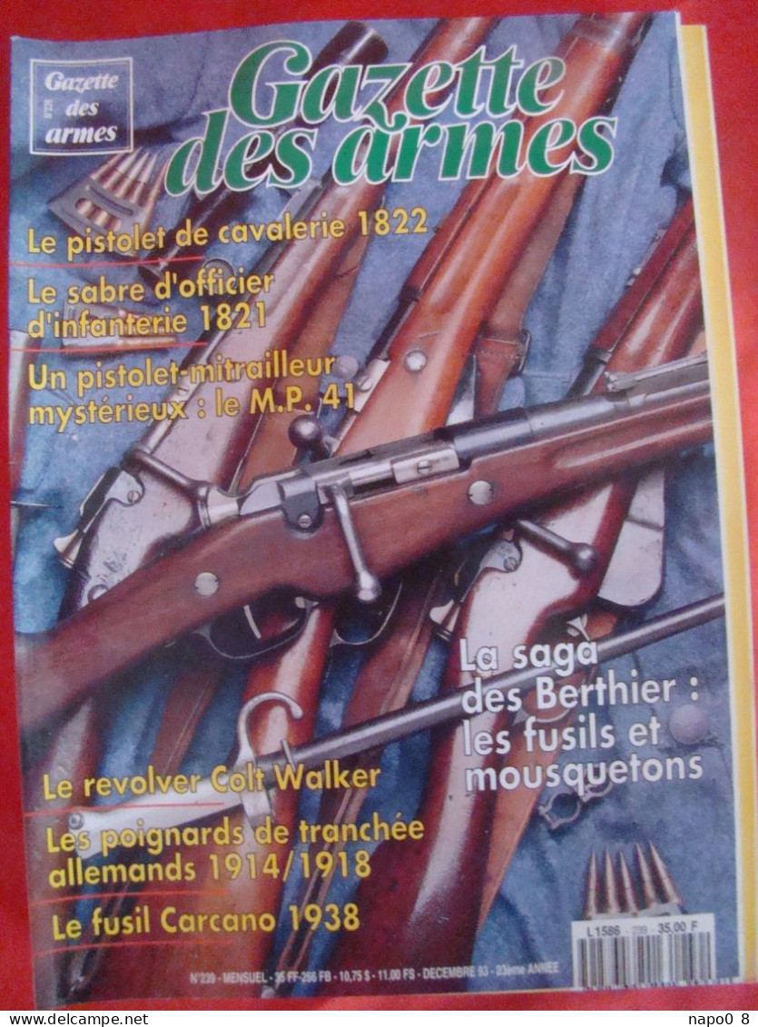 lot de 22 magazines " GAZETTE DES ARMES " ( la poudre noire )