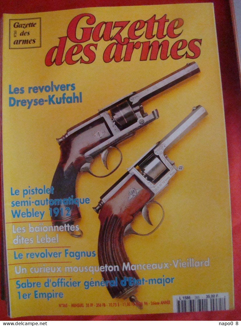 lot de 22 magazines " GAZETTE DES ARMES " ( la poudre noire )