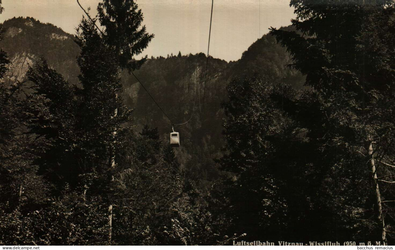 Luftseilbahn VITZNAU - WISSIFLUH (950 M ü. M. - Vitznau