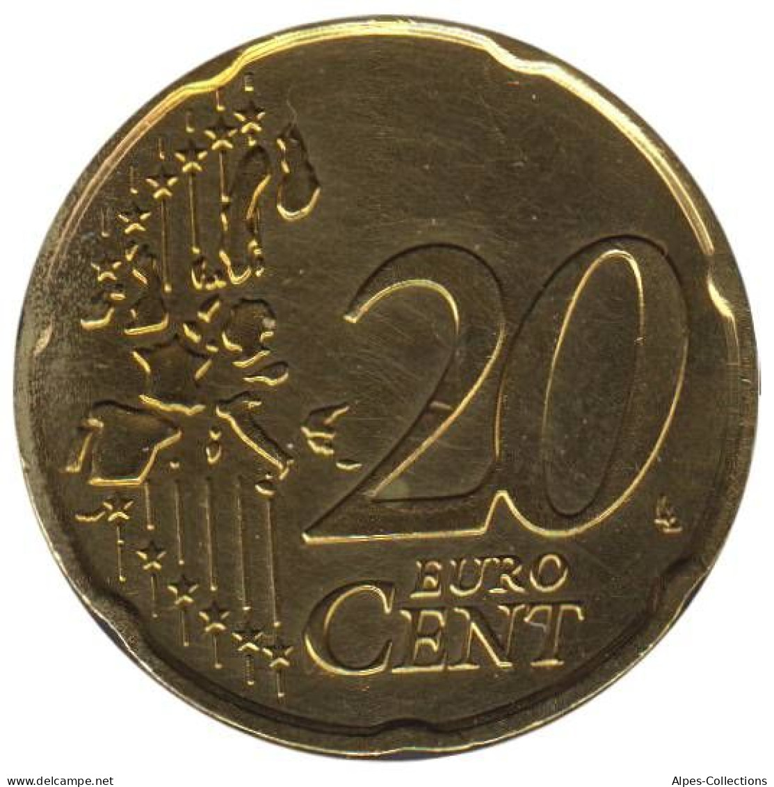 AL02002.1J - ALLEMAGNE - 20 Cents D'euro - 2002 J - Germany