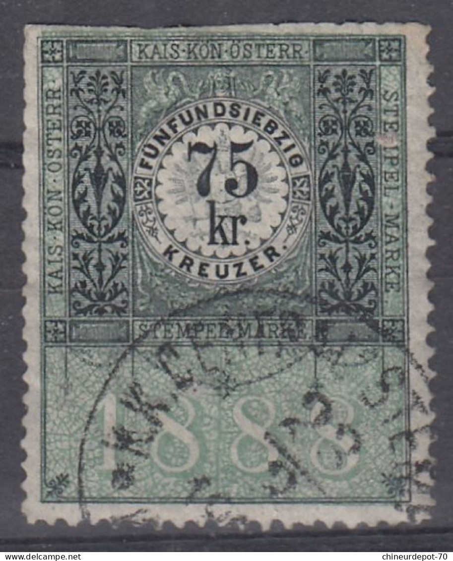 TIMBRE FISCAUX - Revenue Stamps