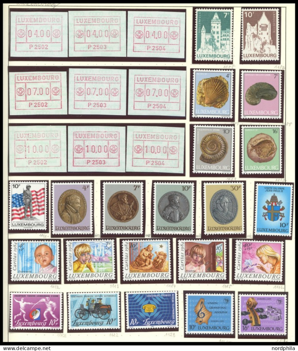 SAMMLUNGEN , 1965-1987, Scheinbar Postfrisch Komplett Auf Seiten, Prachterhaltung - Collections