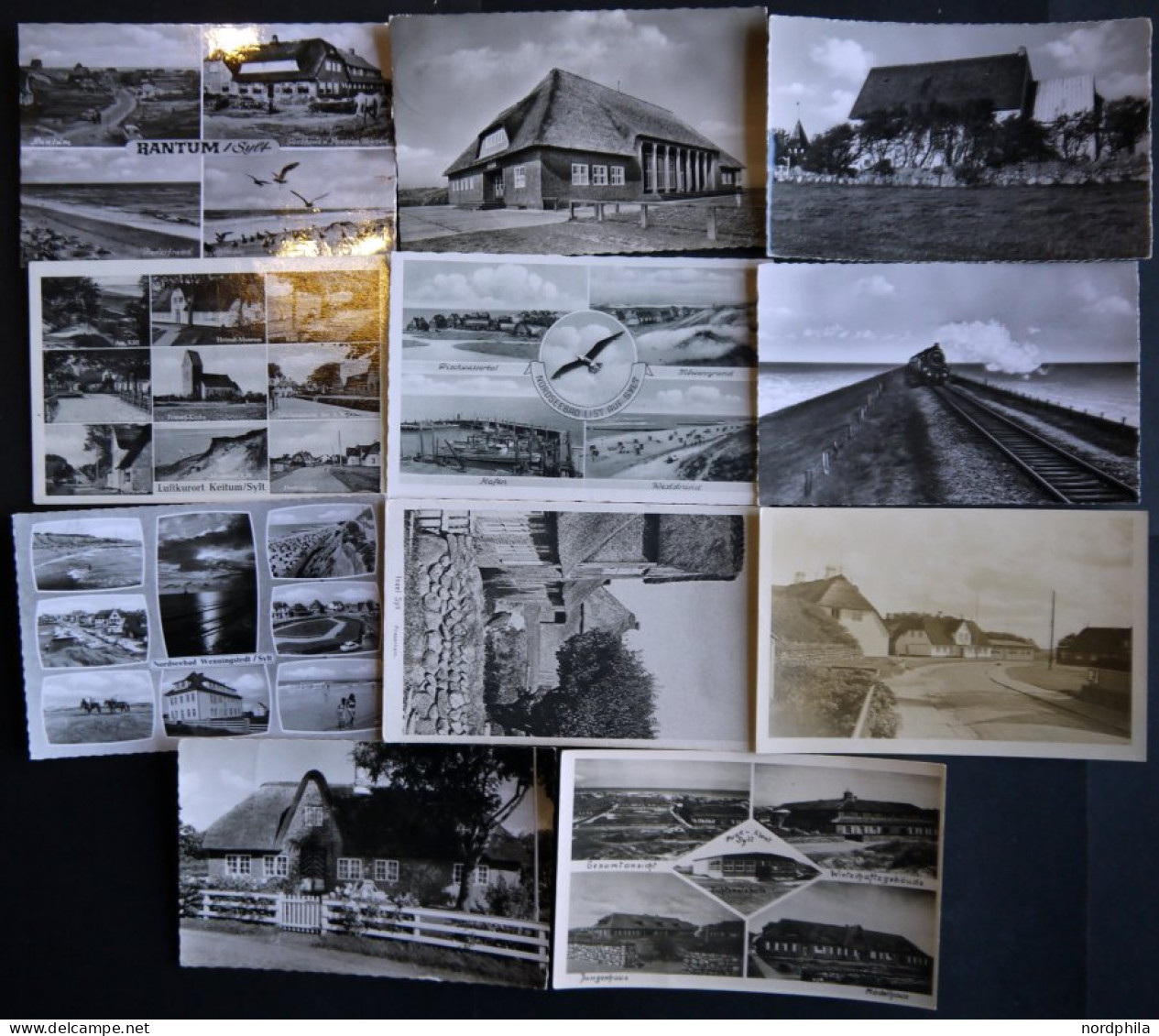 DEUTSCHLAND ETC. SYLT, 51 Verschiedene Ansichtskarten Aus Den Jahren 1950-60 - Sylt