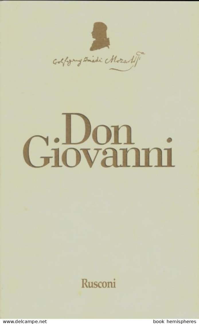 Don Giovanni (1998) De Wolfgang Amadeus Mozart - Musica