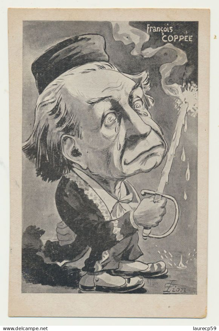 Carte Fantaisie Humour Politique Satirique Caricature - François COPPEE - Illustrateur LION - Lion