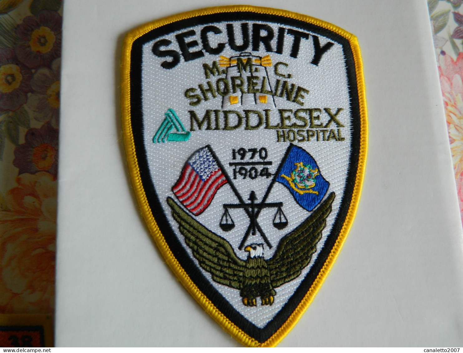 SHORELINE MIDDELESEX+SECURITY : TRES BEL ECUSSON   DES SECURITY DE SHORELINE MIDDLESEX ETATS UNIS - Police