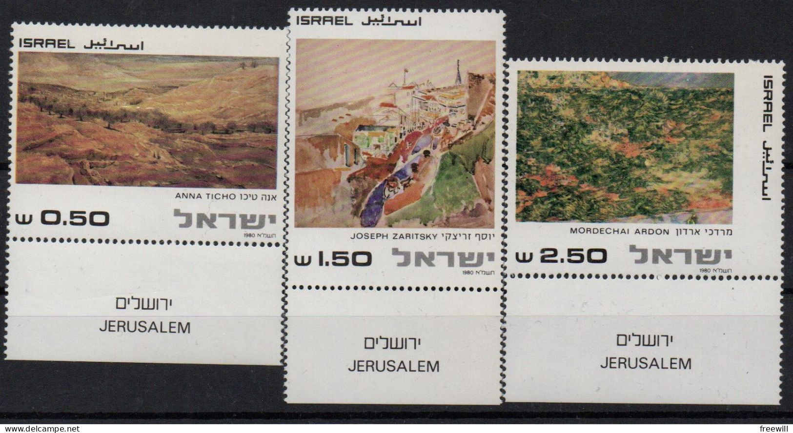 Israël   Timbres divers - Various stamps -Verschillende postzegels XXX