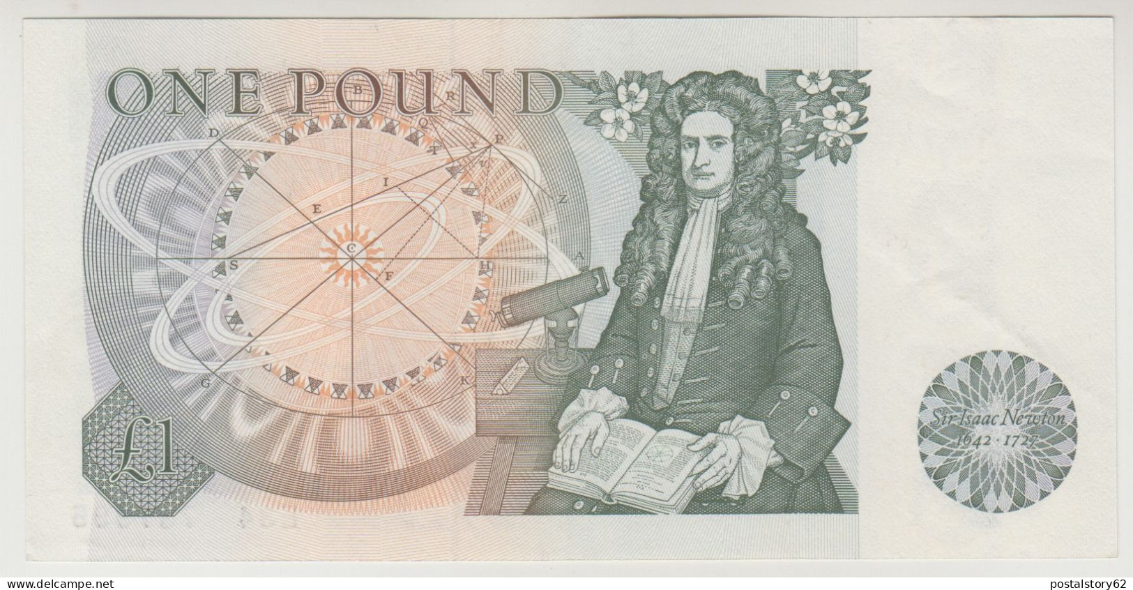 Bank Of England, One Pound Sir Isac Newton 1642-1727 QFDS - 1 Pound