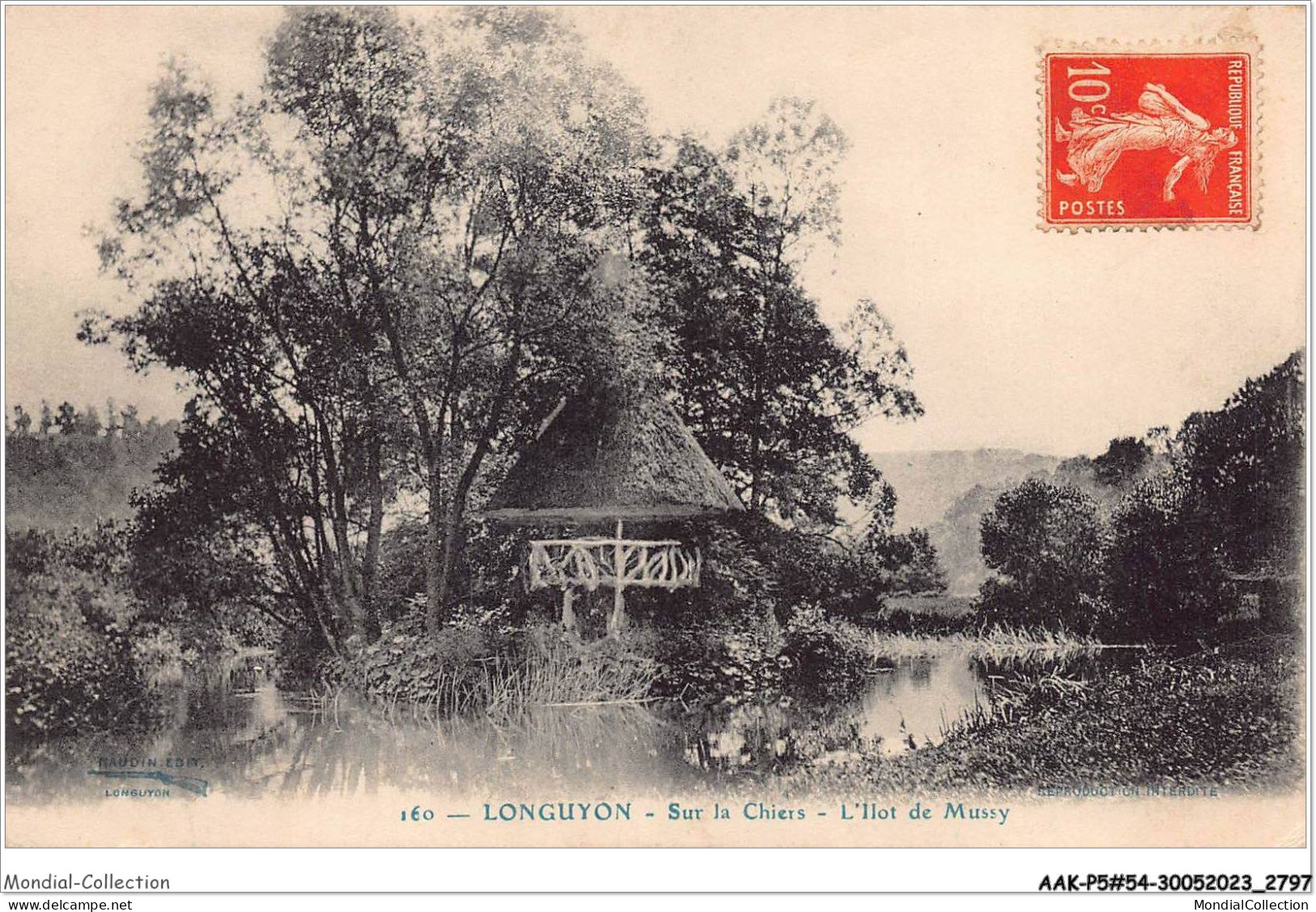 AAKP5-54-0424 - LONGUYON - Sur Les Chiers - L'ilot De Mussy - Longuyon